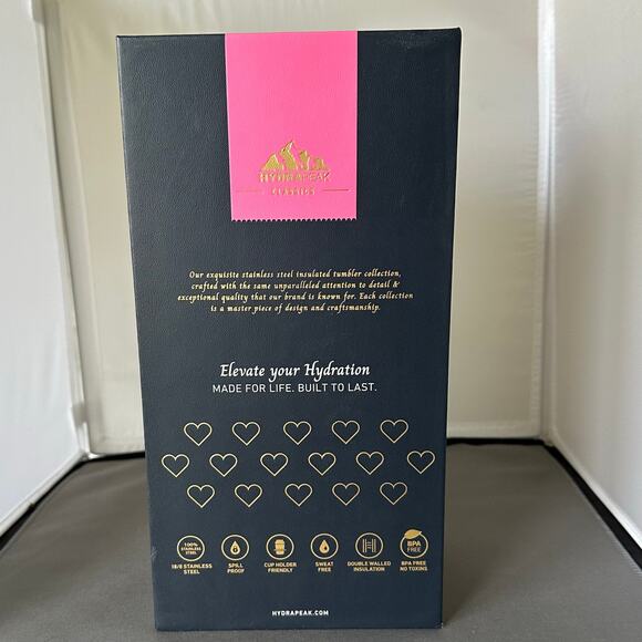 New! Limited Edition Hydrapeak “Journey” 25 oz Stainless Steel Insulated Tumbler - Picture 4 of 7